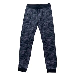 BYLT Basics Elite Jogger Mens Medium Dark Camo Black Athletic Tapered Pants